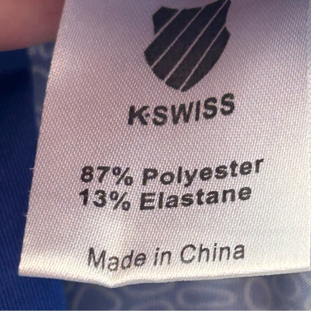 K-Swiss Women's Blue & White Skort Size L - Picture 6 of 8